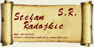 Stefan Radojkić vizit kartica